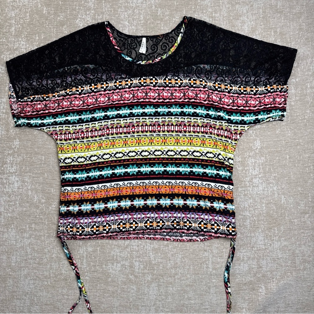 ROPER Multicolor Patterned Women's Top